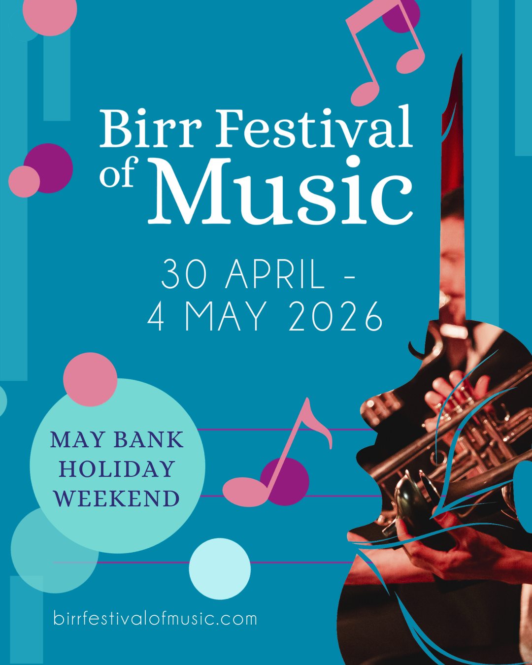 This is a poster of the Birr Music & Video Festival