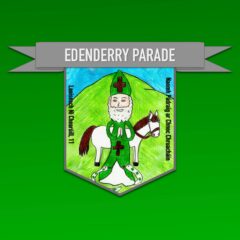 This is a poster of the St Patrick's Day Parade in Edenderry