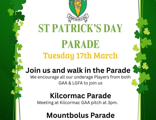 Kilcormac St. Patrick’s Day Parade