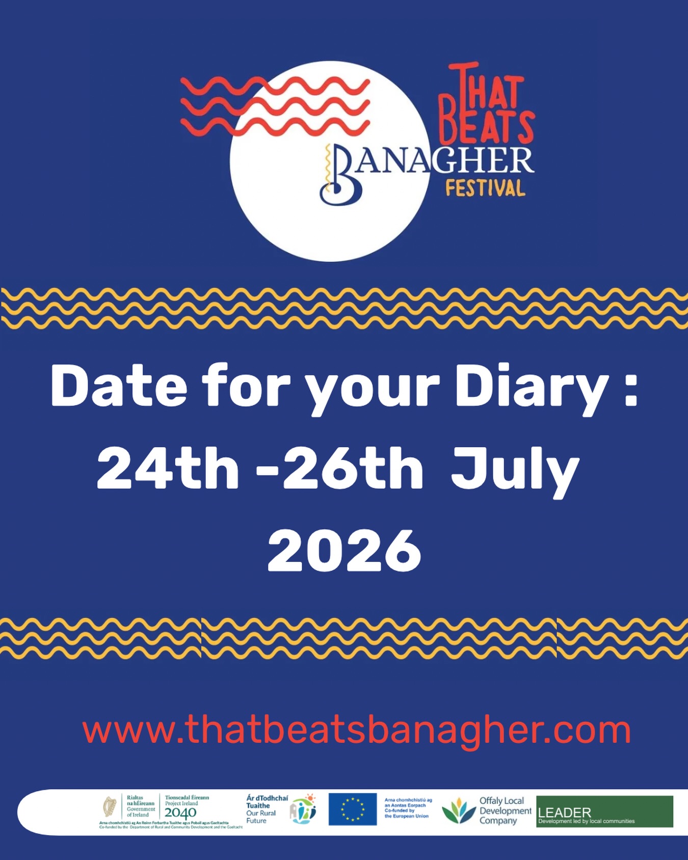 This is a poster of That Beats Banagher Festival