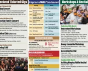 This is a poster of what is happening at Tullamore Tradfest