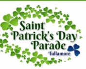 This is a poster of the St. Patrick's Day Parade in Tullamore