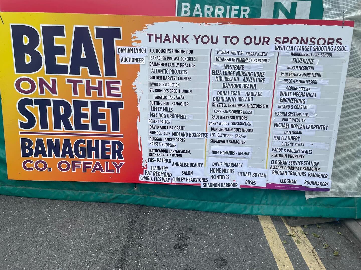 This is a poster of Beat on the Street in Banagher