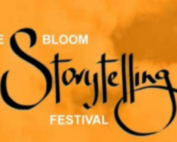 This is a poster of the Slieve Bloom Storytelling Festival that is happening in Offaly