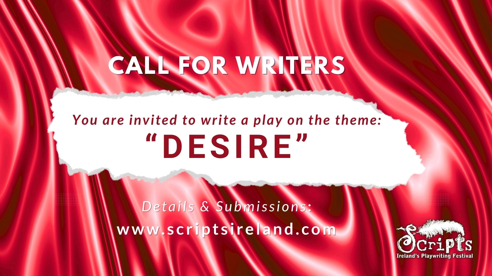 This is a photo of the Scripts Ireland's Playwriting festival